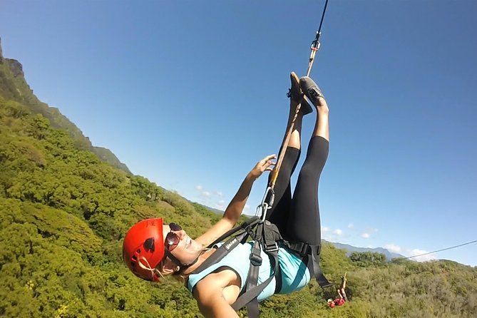 AdrenaLine Zipline Tour with WaterZip by Outfitters Kauai - Course overview: four aerial moments, one water splash, and a lot of speed