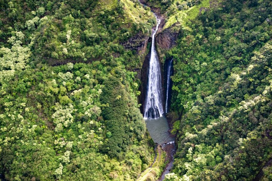 From Lihue: Kauai Sightseeing Helicopter Flight - Na Pali Coast finale: cliffs, ocean, and maximum drama