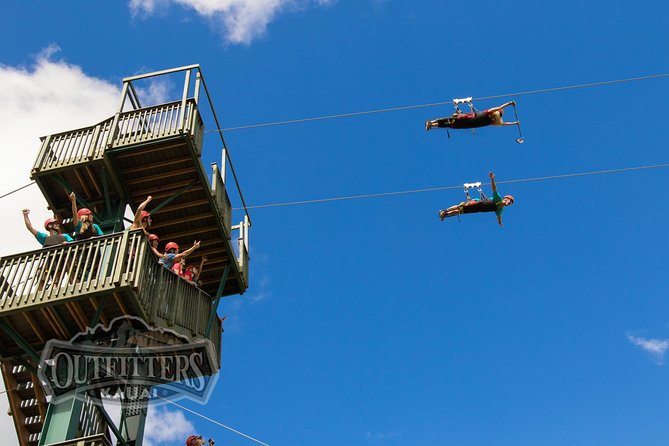 Hawaii Kipu Ranch PowerLine Zipline with Guide - Course Layout: A Few Big Lines, Including a Showstopper Final