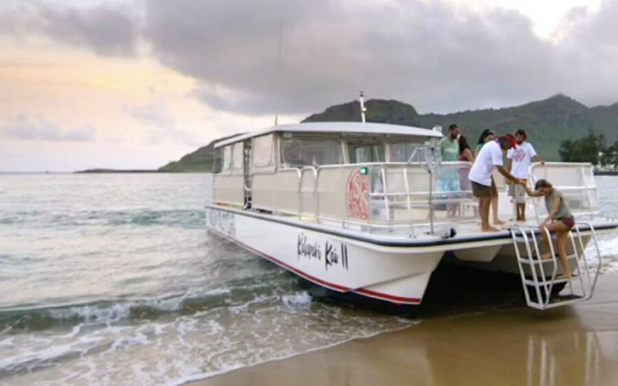 Kauai: Catamaran Sunset Cruise - Nawiliwili Small Boat Harbor to Kalapaki Sunset: the route in plain English