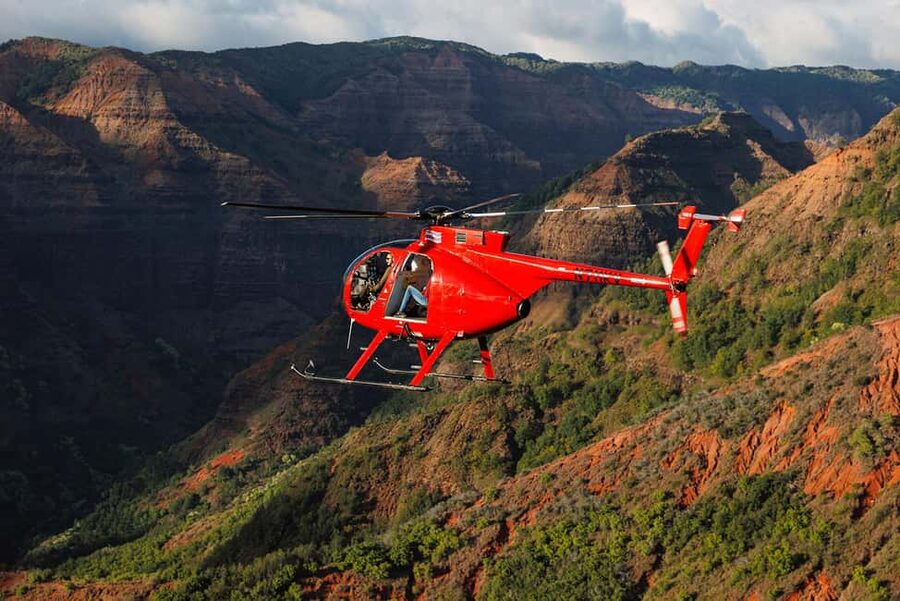Kauai: Hughes 500 4-Passenger Doors-Off Helicopter Flight - Entering Kauai from a Hughes 500 with the doors off