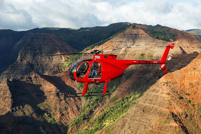 Kauai: Hughes 500 4-Passenger Doors-Off Helicopters - Jurassic Park Falls: the 380-foot moment over Manawaiopuna