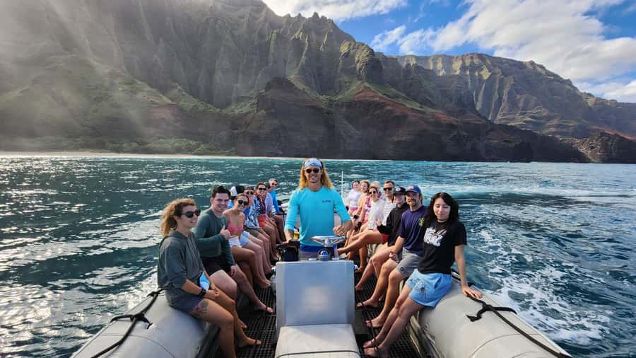 Kauai: Nā Pali Coast Zodiac Raft Sea Caves + Snorkel - Price and value at about $237 for 4 hours on Na Pali