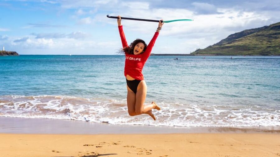 Kauai: Outrigger Canoe Surfing - The 45-minute flow: safety talk to wave catches