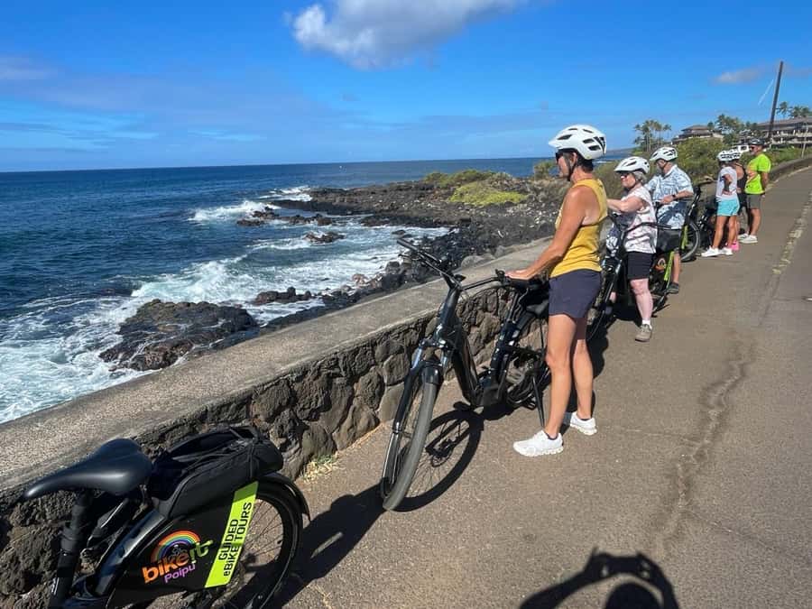 Kauai: Scenic Electric Bike Tour of Poipu and Koloa - Poipu 7:30 Start: Meeting Point and E-Bike Basics