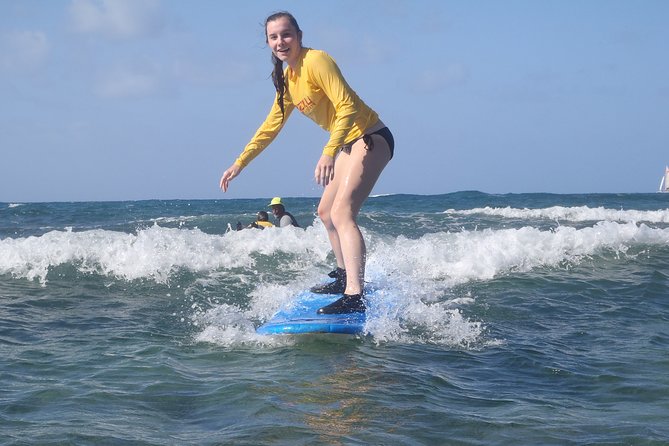 Po'ipu Surf Lesson - The 90-minute flow: from land pop-ups to real wave time
