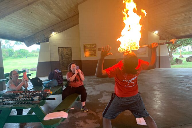Samoan FireKnife Experience On Kaua'i - Why Lydgate Beach Park works for Fireknife training